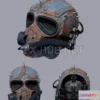 1188096 - PBR Game 3D Model - Post apocalyptic helmet