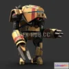 1188124 - PBR Game 3D Model - Powersuit Mecha