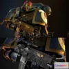 1188146 - PBR Game 3D Model - Primaris Space Marine Intercessor