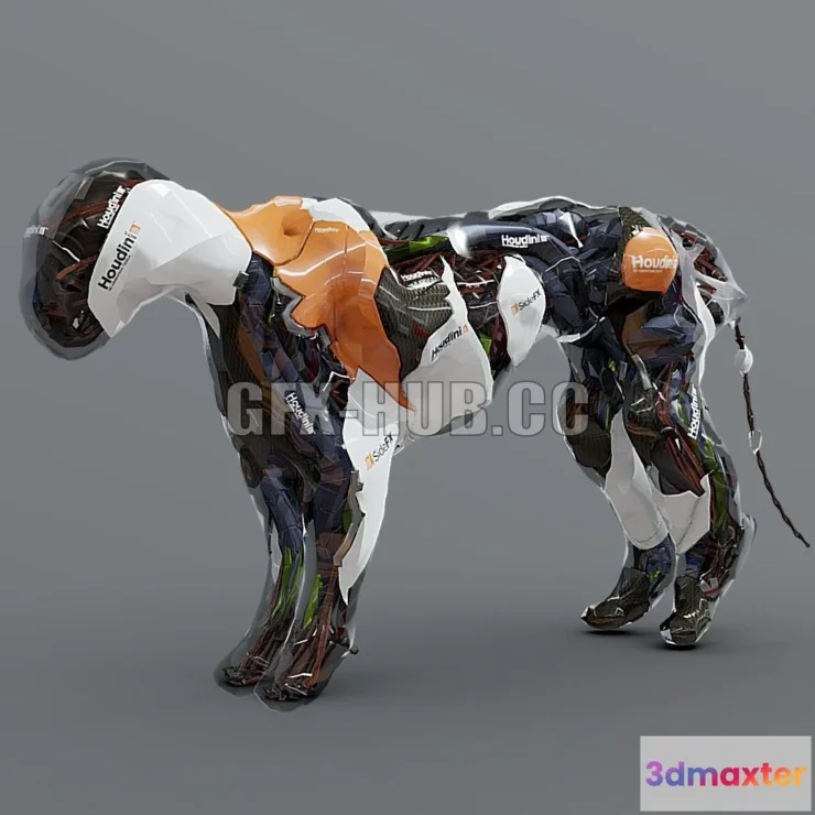 1188156 - PBR Game 3D Model - Procedural Hard Surface Modeling