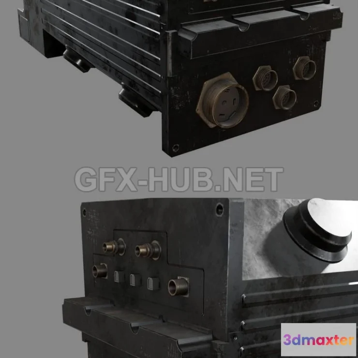 1188208 - PBR Game 3D Model - Radio Device