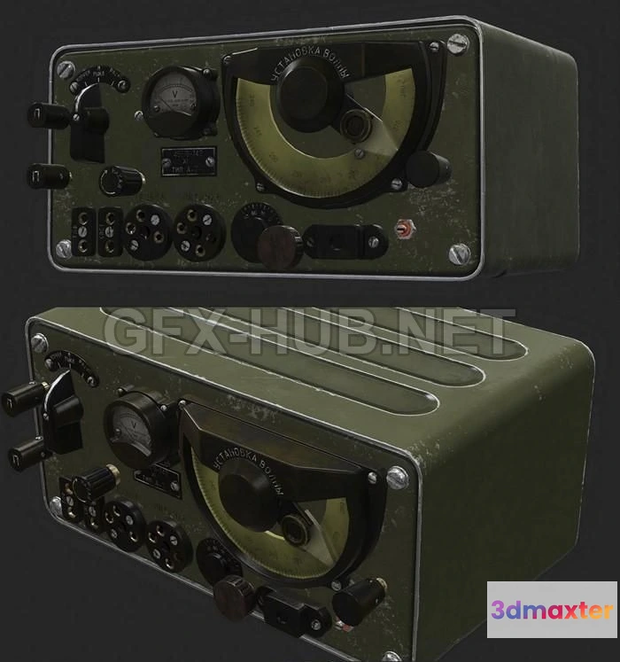 1188210 - PBR Game 3D Model - Radio R7