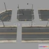 1188366 - PBR Game 3D Model - Road Pack