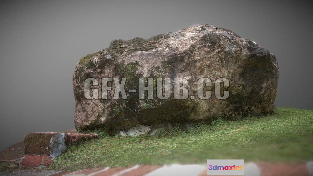 1188394 - PBR Game 3D Model - Rock Photogrammetry Scan