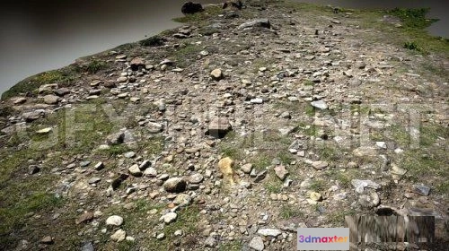 1188414 - PBR Game 3D Model - Rocky Surface