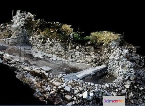 1188422 - PBR Game 3D Model - Roman Ruins PBR