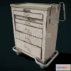 1188480 - PBR Game 3D Model - Rusty medical cart
