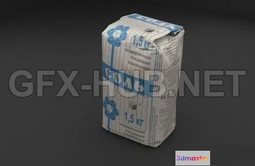 1188498 - PBR Game 3D Model - Salt pack