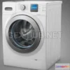 1188506 - PBR Game 3D Model - Samsung EcoBubble Washing Machine