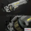 1188608 - PBR Game 3D Model - sci-fi grenade launcher