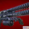 1188618 - PBR Game 3D Model - Sci-Fi Heavy Assault Rifle