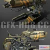 1188622 - PBR Game 3D Model - Sci-fi Hover Bike PBR