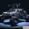 1188632 - PBR Game 3D Model - Sci-Fi Military Buggy PBR