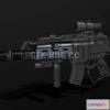 1188646 - PBR Game 3D Model - Scifi Rifle MAK223