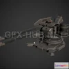 1188664 - PBR Game 3D Model - Sci-Fi Turret