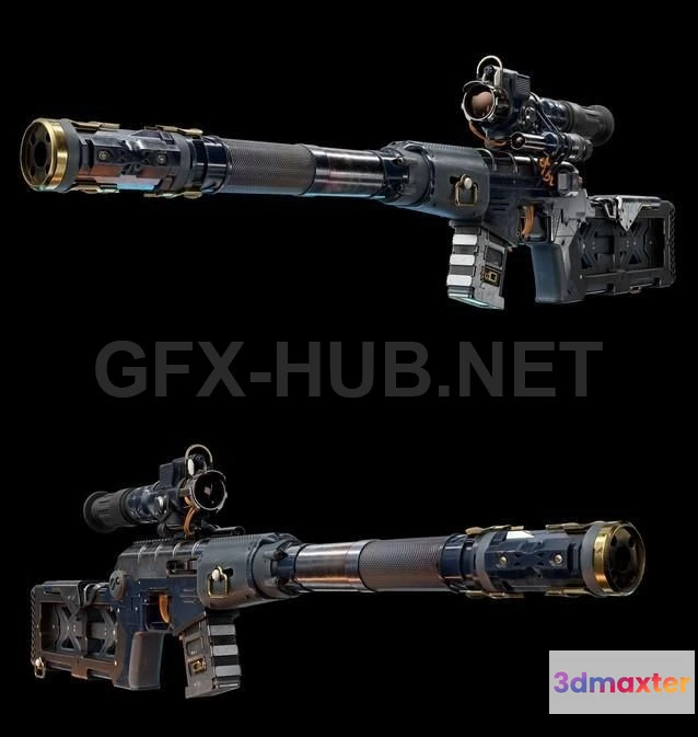 1188666 - PBR Game 3D Model - Sci-fi VSS