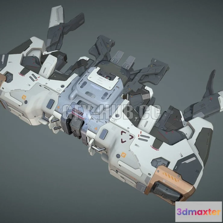 1188670 - PBR Game 3D Model - Scifi-model536