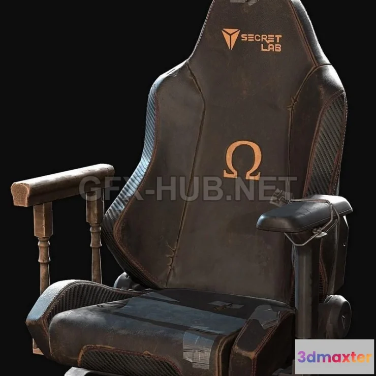 1188690 - PBR Game 3D Model - Secretlab Chair PBR