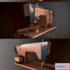 1188710 - PBR Game 3D Model - Sewing Machine