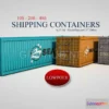 1188752 - PBR Game 3D Model - Shipping Containers Low-poly  (3ds, fbx, obj, c4d)