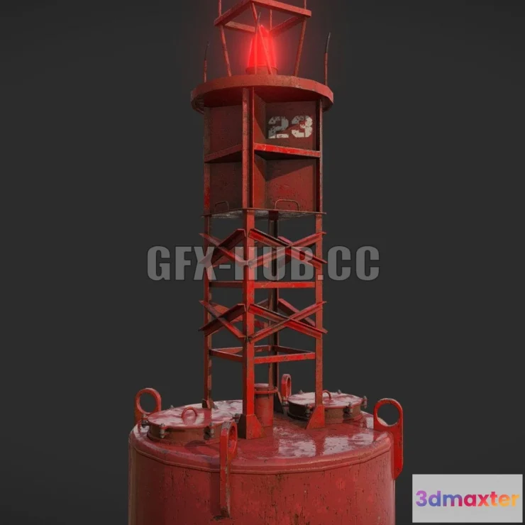 1188756 - PBR Game 3D Model - Ships Buoy