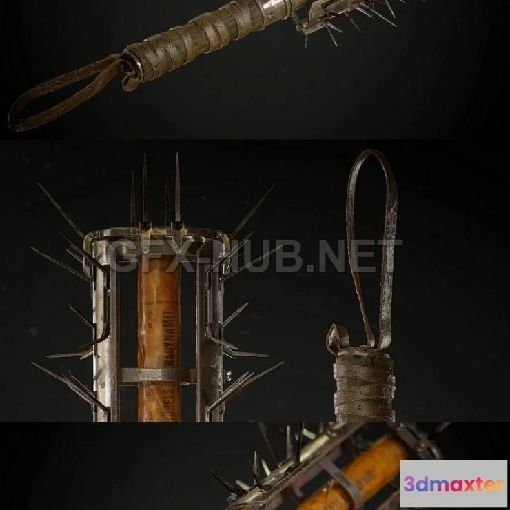 1188772 - PBR Game 3D Model - Showdown - Sticky Bomb