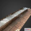 1188782 - PBR Game 3D Model - SideWalk Edge Tiles