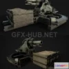 1188788 - PBR Game 3D Model - Siege Gun