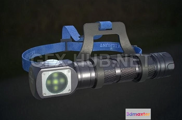 1188802 - PBR Game 3D Model - Skilhunt H03 SE LED Headlamp