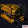 1188820 - PBR Game 3D Model - Small Submarine