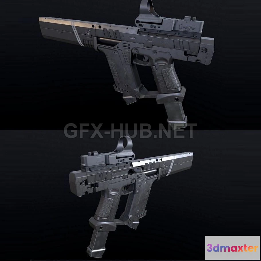 1188836 - PBR Game 3D Model - SMG Wardog