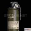 1188842 - PBR Game 3D Model - Smoke Grenade