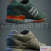 1188850 - PBR Game 3D Model - Sneakers (max, fbx, obj)