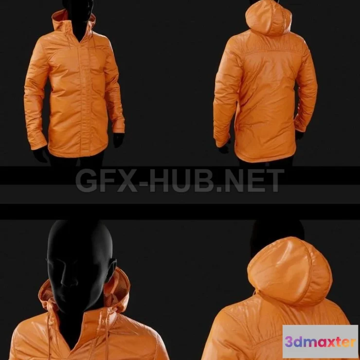 1188860 - PBR Game 3D Model - SnowBoard Jacket