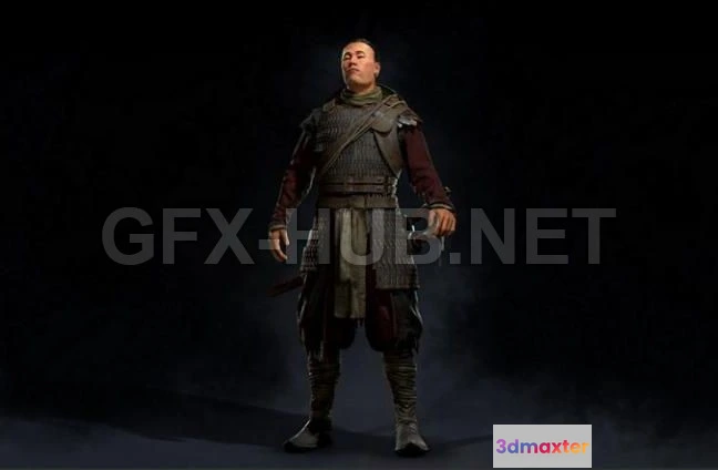 1188870 - PBR Game 3D Model - Soldier - Gui Yuan PBR