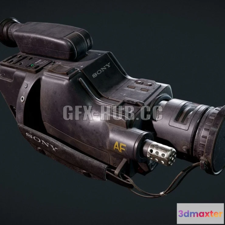 1188878 - PBR Game 3D Model - Sony CCD F335E Handycam GAP assignment 4