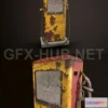 1188906 - PBR Game 3D Model - Soviet Gasoline Pump