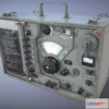 1188910 - PBR Game 3D Model - Soviet Military Radio
