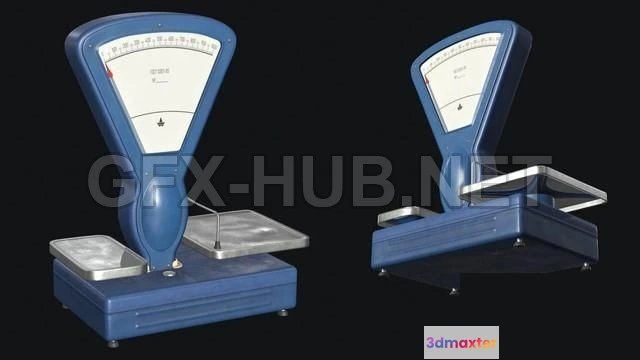 1188912 - PBR Game 3D Model - Soviet scales