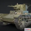 1188916 - PBR Game 3D Model - Soviet tank T26