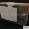 1188918 - PBR Game 3D Model - Soviet TV Electron