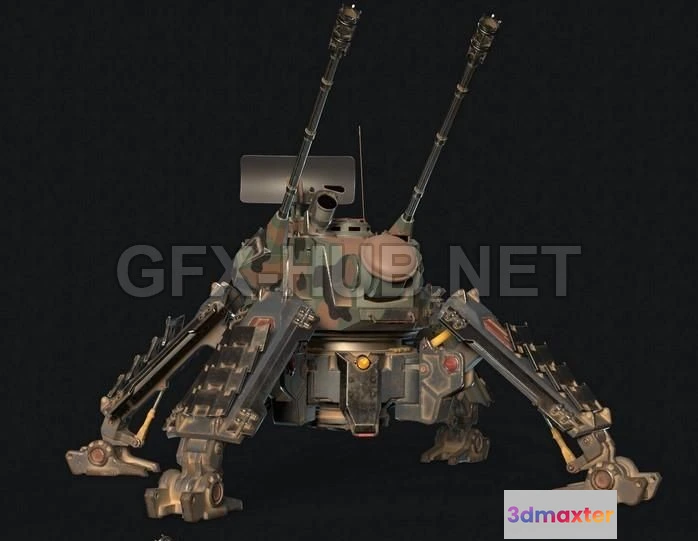 1188922 - PBR Game 3D Model - SPAA L4X8 Lynx