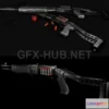 1188950 - PBR Game 3D Model - SPAS-12 Shotgun