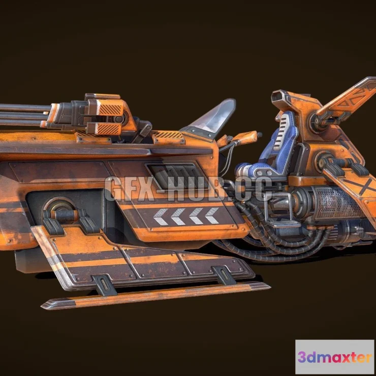 1188964 - PBR Game 3D Model - Speeder