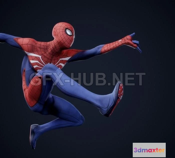1188970 - PBR Game 3D Model - Spider Man PBR 1