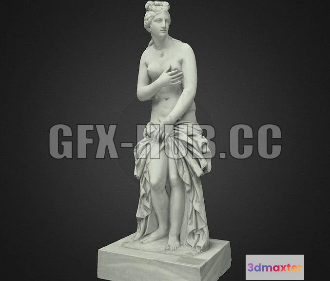 1189040 - PBR Game 3D Model - Statue of Aphrodite