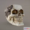 1189056 - PBR Game 3D Model - Steampunk Cyborg Skull