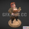 1189058 - PBR Game 3D Model - Steampunk girl 2