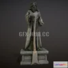 1189080 - PBR Game 3D Model - Stendarr Statue