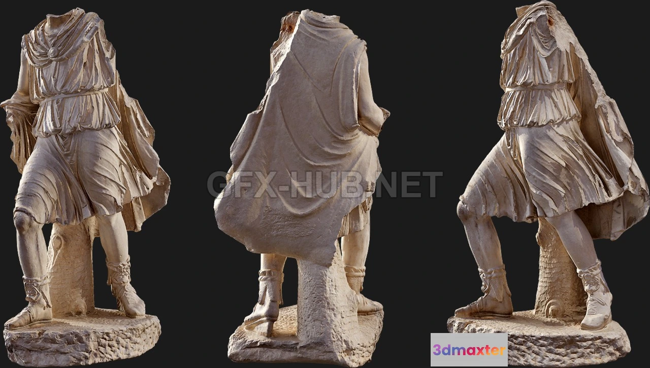 1189092 - PBR Game 3D Model - Stone Carved Megascan 8k 3D Asset